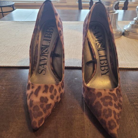 Sam & Libby Cheetah Print Heel - Picture 2 of 4